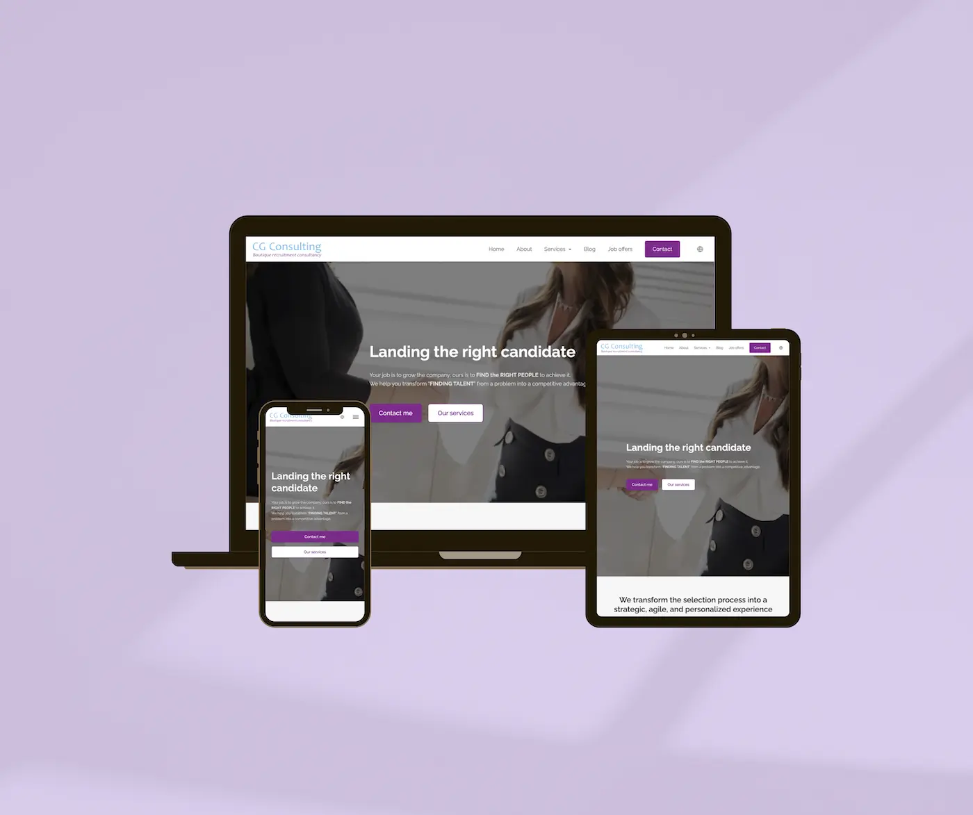 CG Consulting redesigned site live